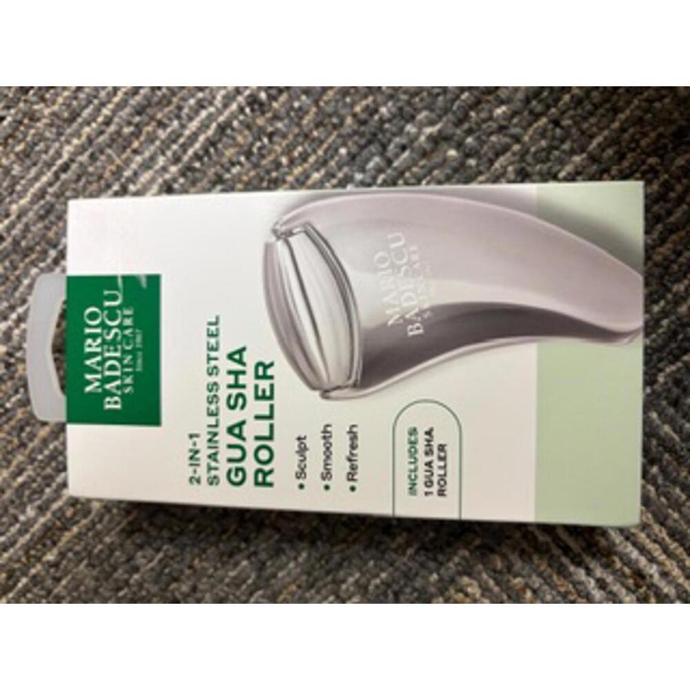 Mario Badescu 2-in-1 Stainless Steel Gua Sha Roller